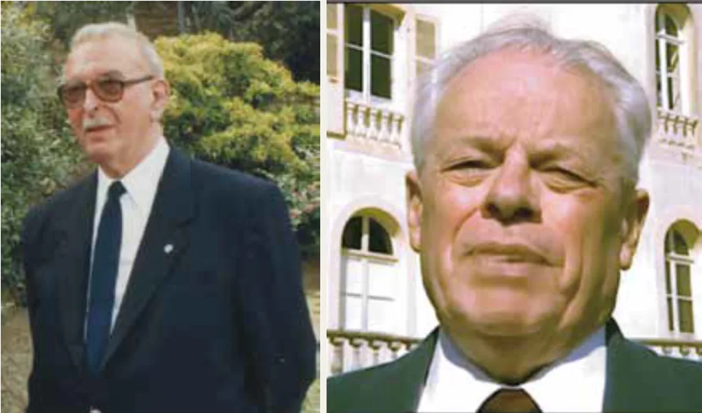Pierre Briand et Armand Jouny, présidents de l'association